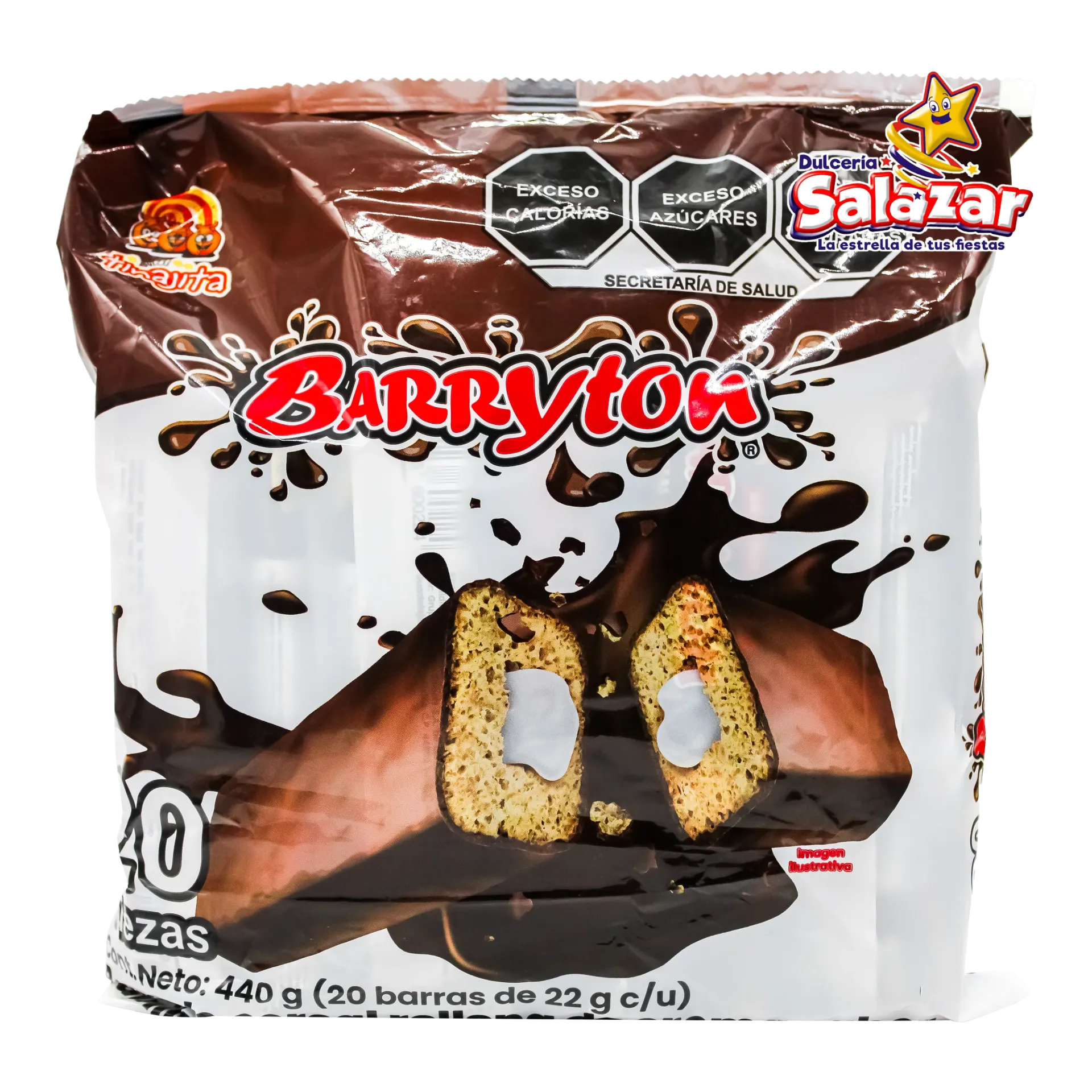 [TIN0511] BARRYTON BARRA CHOCOLATE TINAJITA -B.440GR- "C/18/20"