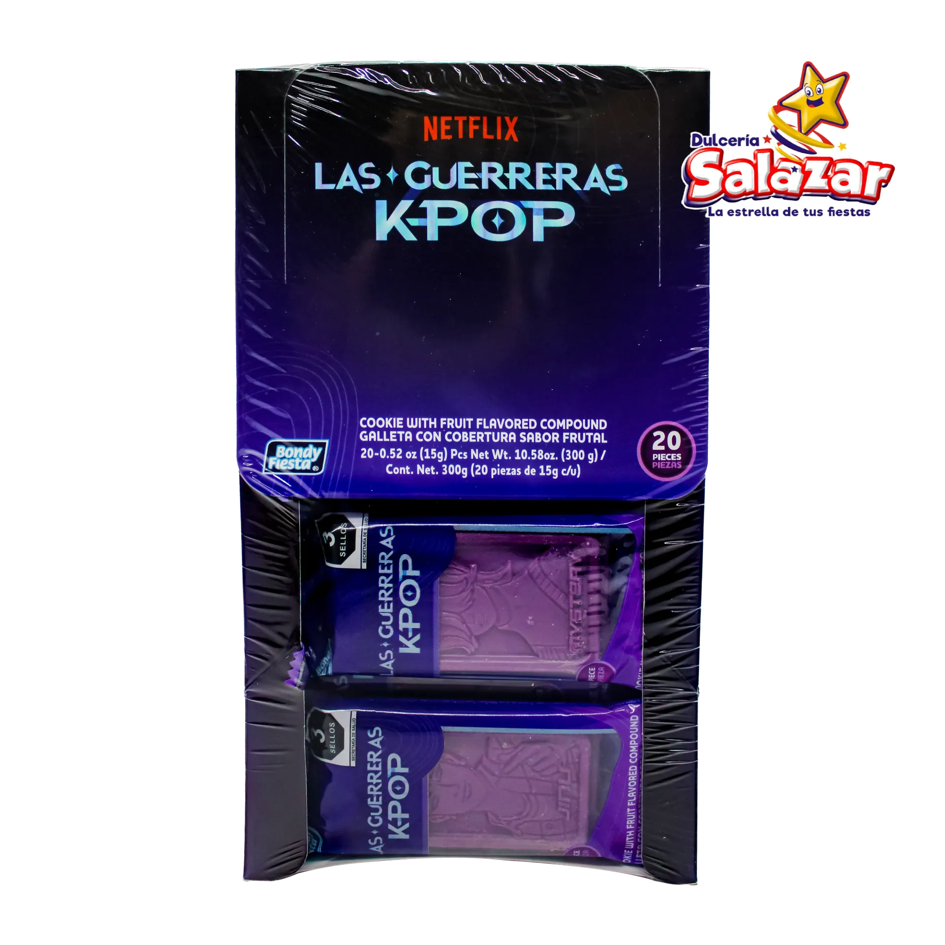 [BON0441] GALLETAS GUERRERAS K-POP BONDY -D.300GR- "C/24/20"