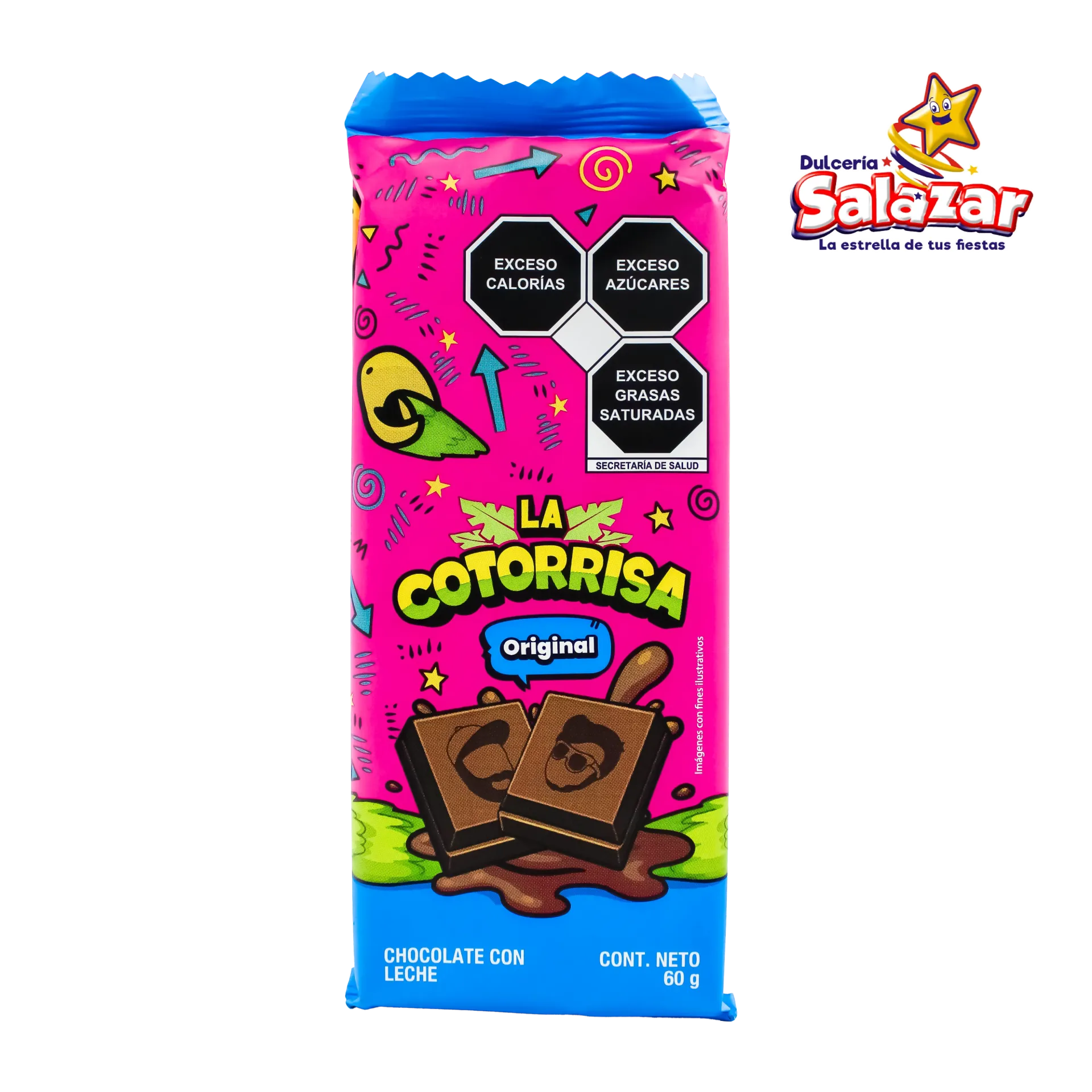 [CAL0084] CHOCOLATE C/LECHE LA COTORRISA CANDY TOWN -D.60GR- "C/10/1"