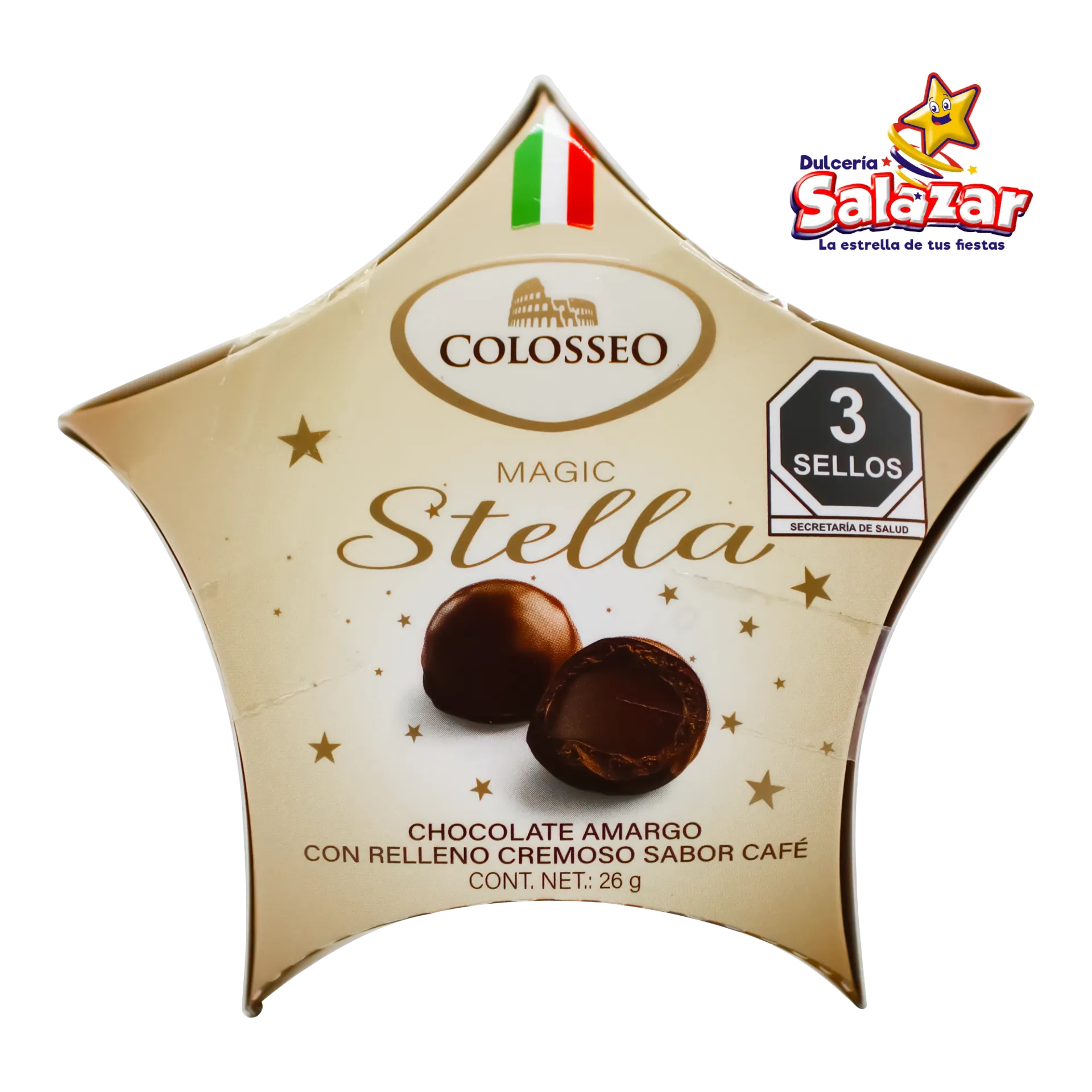 COLOSSEO CHOCOLATE MAGIC STELLA -D.26GR- "C/120/1"