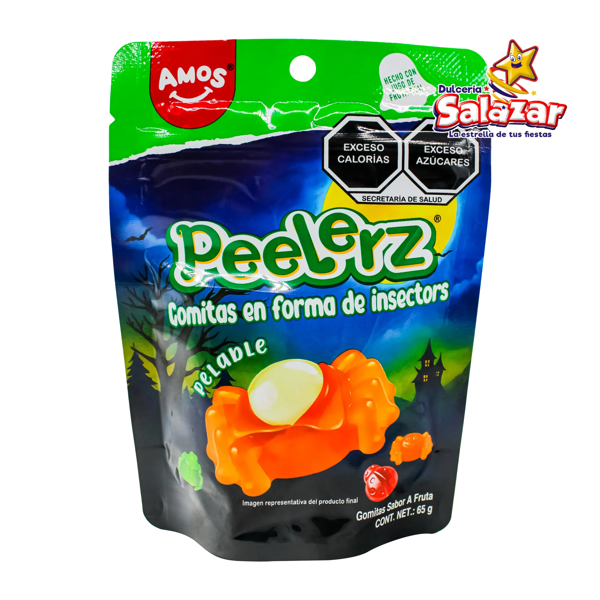 [COLO0040] GOMITA PEELERZ INSECTOS FRUTAL -B.65GR- "C/48/1"
