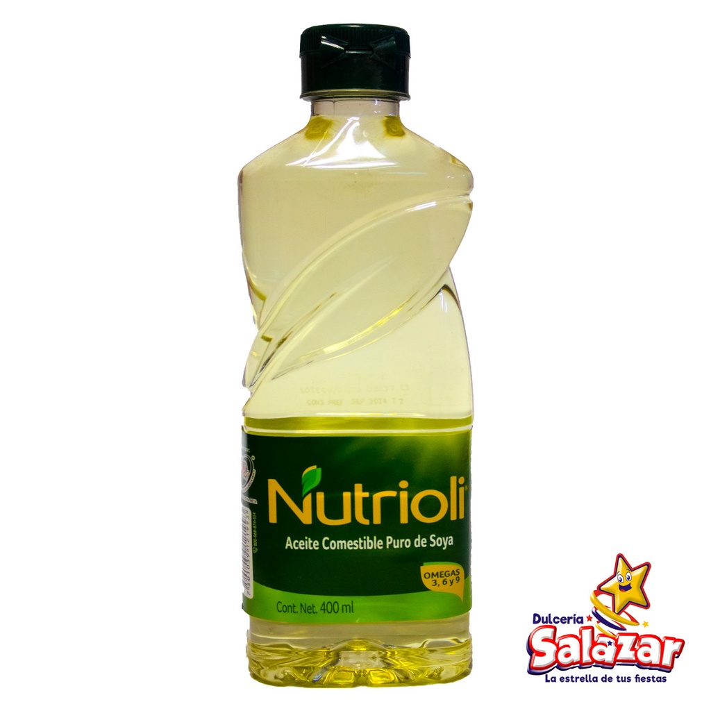[ABARROTE0084] ACEITE NUTRIOLI -BOT.400ML- "C/12/1" 